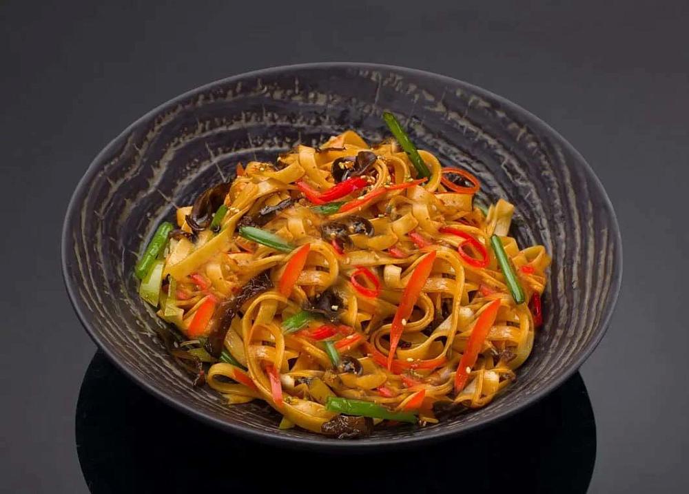 Лапша удон с овощами